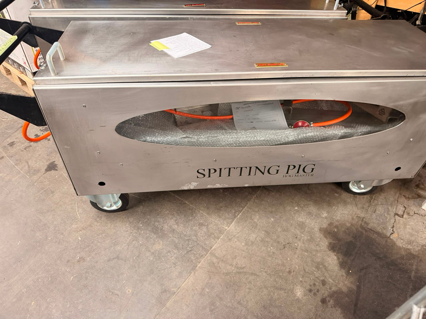 Refurbished Hogmaster Hog machine with Glass SPM 08/22/1308