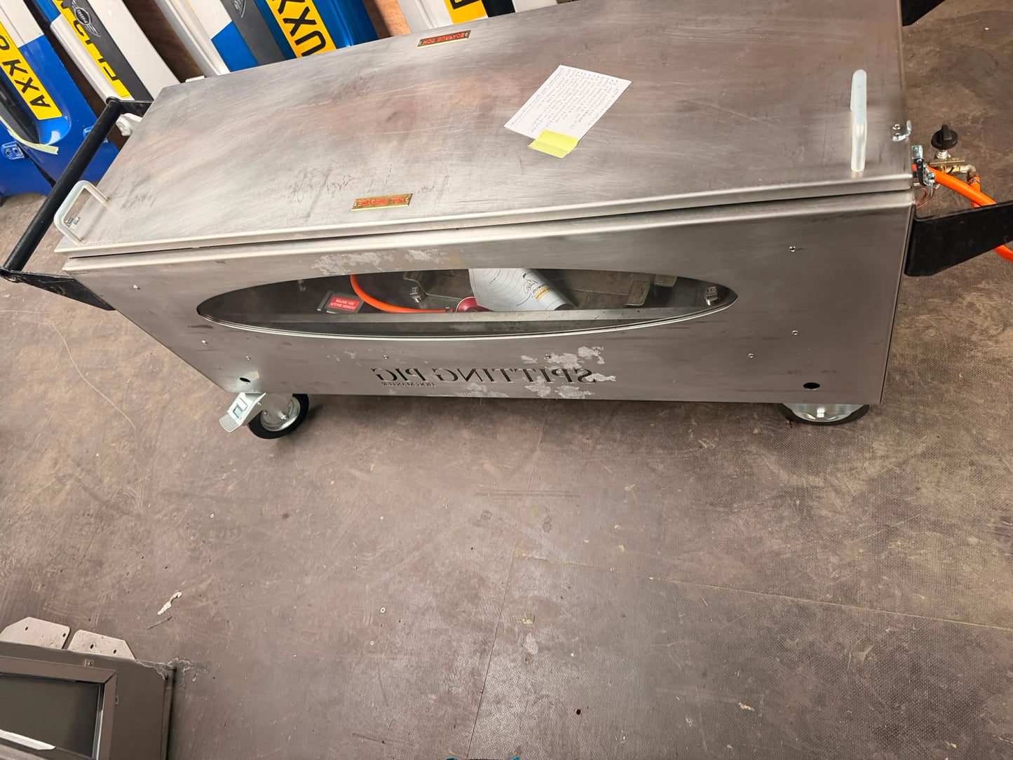 Refurbished Hogmaster Hog machine with Glass SPM 08/22/1281
