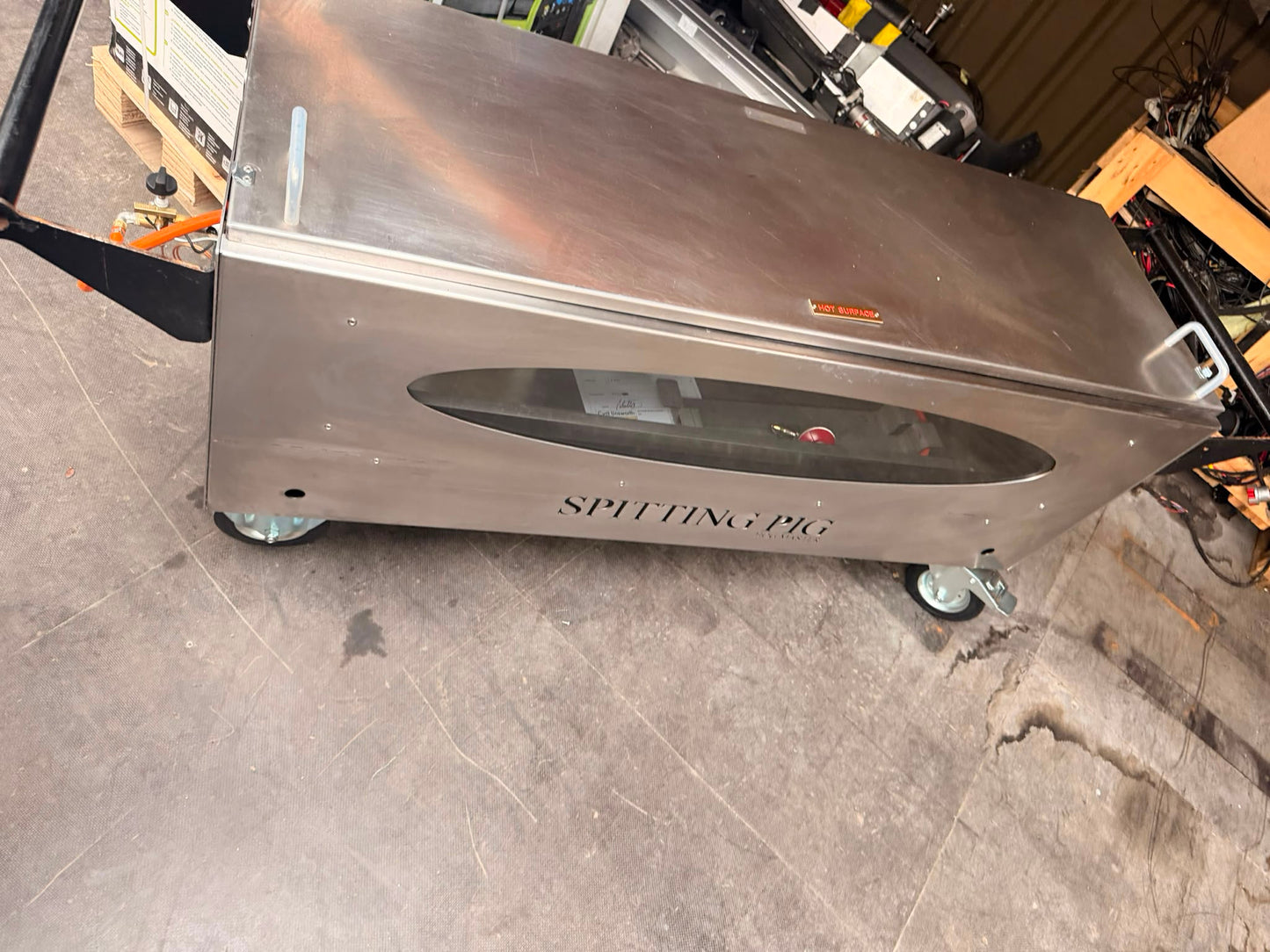 Refurbished Hogmaster Hog machine with Glass SPM 03/22/1166
