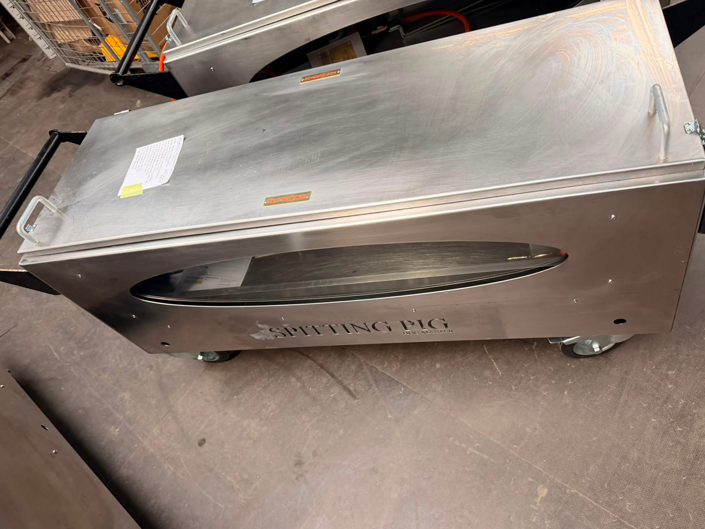 Refurbished Hogmaster Hog machine with Glass SPM 05/21/1123